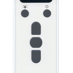 V2 PROTEO1-1 channel transmitter, ON/OFF sun button, button for the management of a courtesy light